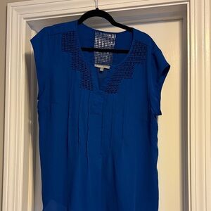 Daniel Rainn Royal Blue Blouse